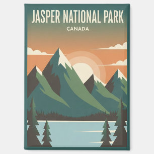 Jasper National Park Kanada Reise Magnet