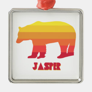 Jasper Nationalpark Bear Ornament Aus Metall