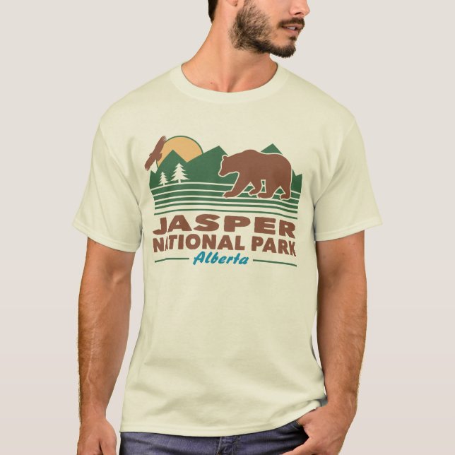 Jasper Nationalpark Bear T-Shirt (Vorderseite)