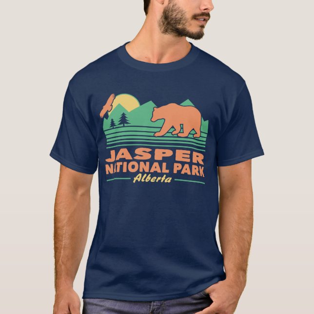 Jasper Nationalpark Bear T-Shirt (Vorderseite)