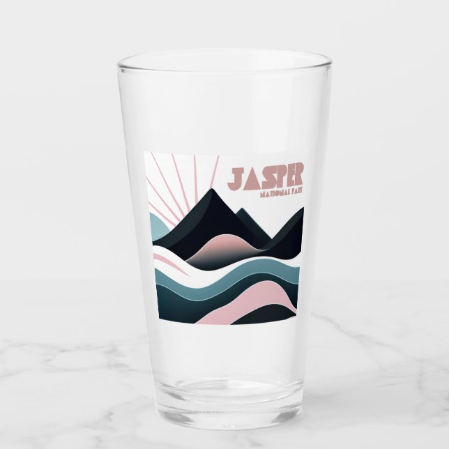 Jasper-Nationalpark Bunte Hügel Glas (Vorderseite)