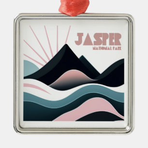 Jasper-Nationalpark Bunte Hügel Ornament Aus Metall
