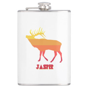 Jasper Nationalpark Elk Flachmann