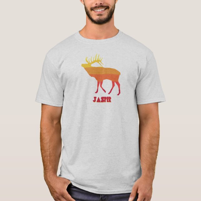 Jasper Nationalpark Elk T-Shirt (Vorderseite)