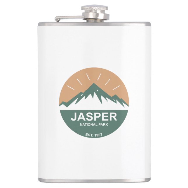 Jasper-Nationalpark Flachmann (Vorderseite)