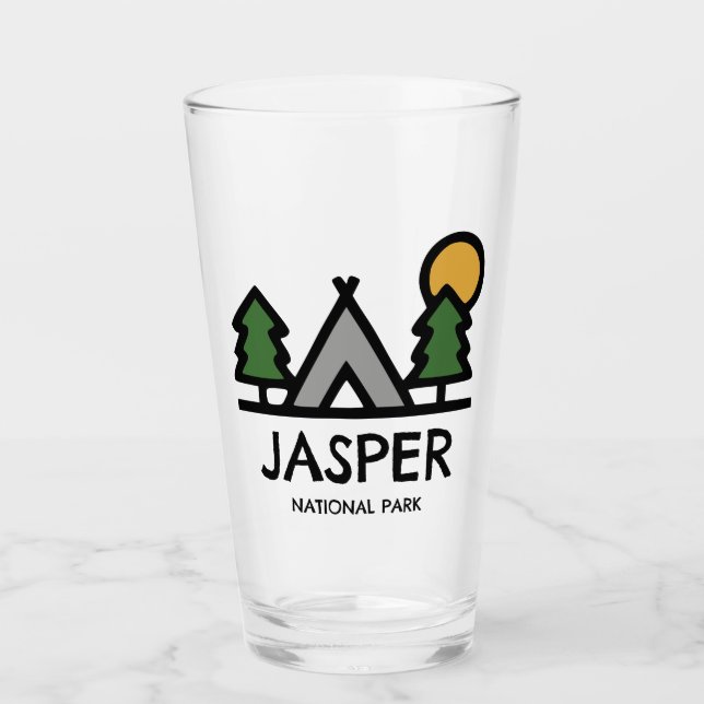 Jasper-Nationalpark Glas (Vorderseite)