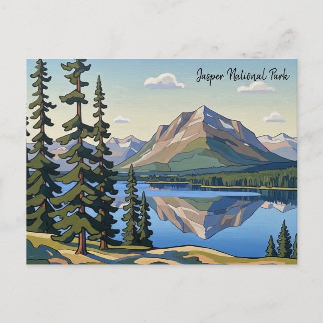 Jasper-Nationalpark Kanada Postkarte (Vorderseite)