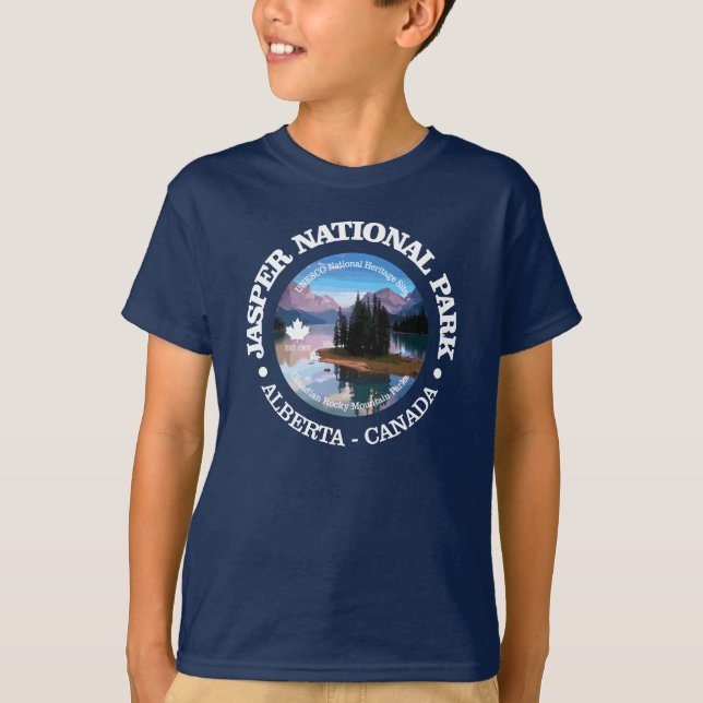 Jasper-Nationalpark (Maligne-See) T-Shirt (Vorderseite)