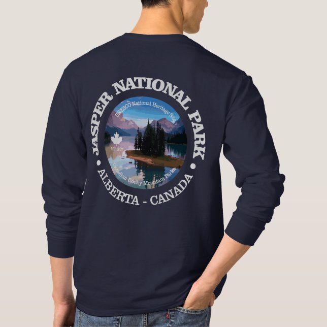 Jasper-Nationalpark (Maligne-See) T-Shirt (Rückseite)