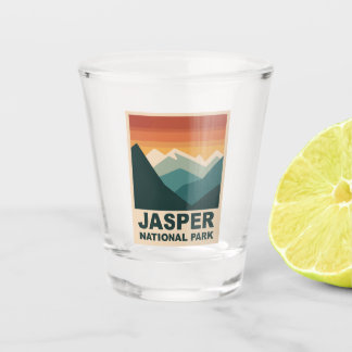 Jasper-Nationalpark Minimalist Outdoor-Design Schnapsglas