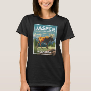 Jasper Nationalpark Moose Vintag Look T-Shirt