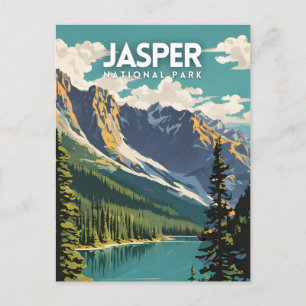 Jasper Nationalpark Nostalgic Postkarte