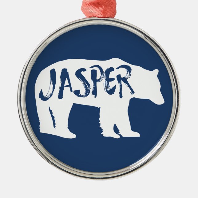 Jasper-Nationalpark Ornament Aus Metall (Vorne)