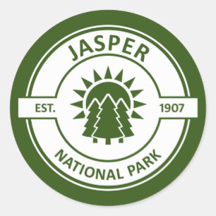 Jasper-Nationalpark Runder Aufkleber
