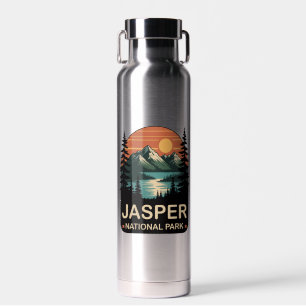 Jasper-Nationalpark Vintage-Bergdesign Trinkflasche