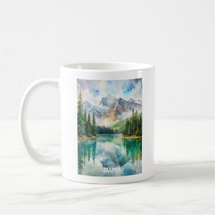 Jasper Nationalpark Wasserfarbenmalerei Kaffeetasse