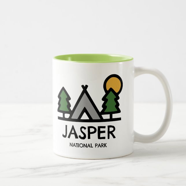 Jasper-Nationalpark Zweifarbige Tasse (Rechts)