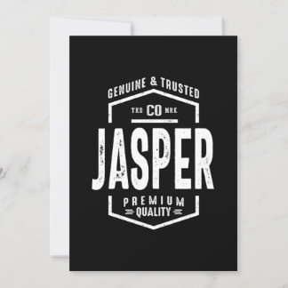 Jasper Personalisiert Name Geburtstagsgeschenk Einladung