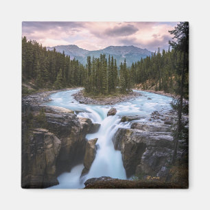 Jaspis-Nationalpark Sunwapta Falls   Magnet