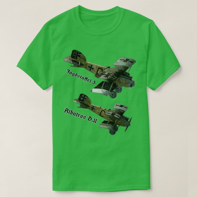 Jasta 5 Albatros D  T-Shirt (Design vorne)