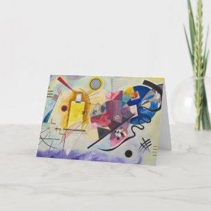 Jaune, Rouge, Bleu von Wassily Kandinsky Karte