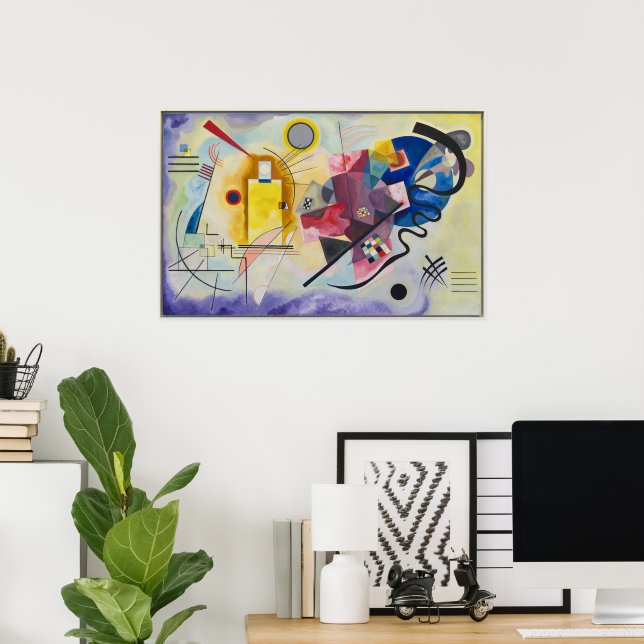 Jaune, Rouge, Bleu von Wassily Kandinsky Poster (Heimbüro)