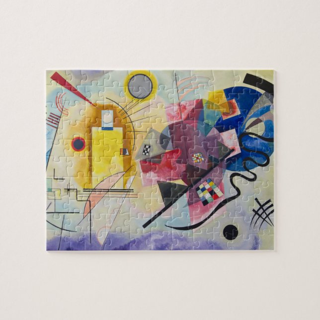 Jaune, Rouge, Bleu von Wassily Kandinsky Puzzle (Horizontal)