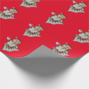 Jaunty Weihnachtsmannmütze Goldfish Weihnachtswra Geschenkpapier