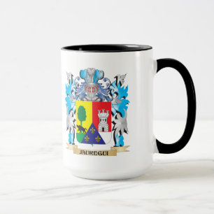 Jauregui Wappen - Familienwappen Tasse