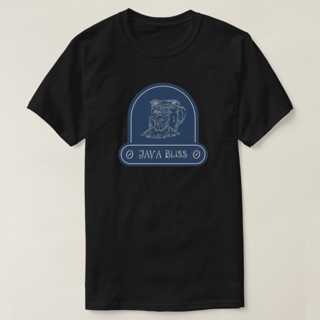 Java Bliss - Kaffee - Koffein - Getränk T-Shirt (Design vorne)