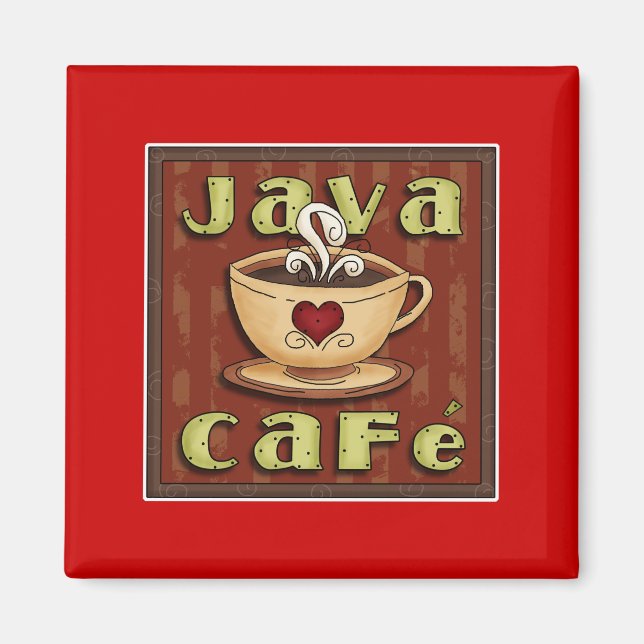 Java-Café Magnet (Vorne)