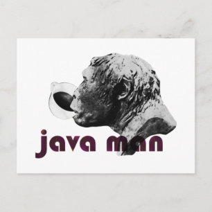 Java Clay Man Postkarte