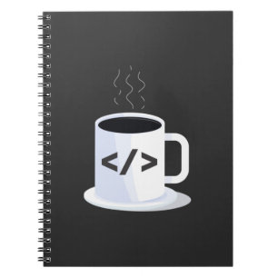 Java Coding Coffee Tasse Funny Programmcode Notizblock