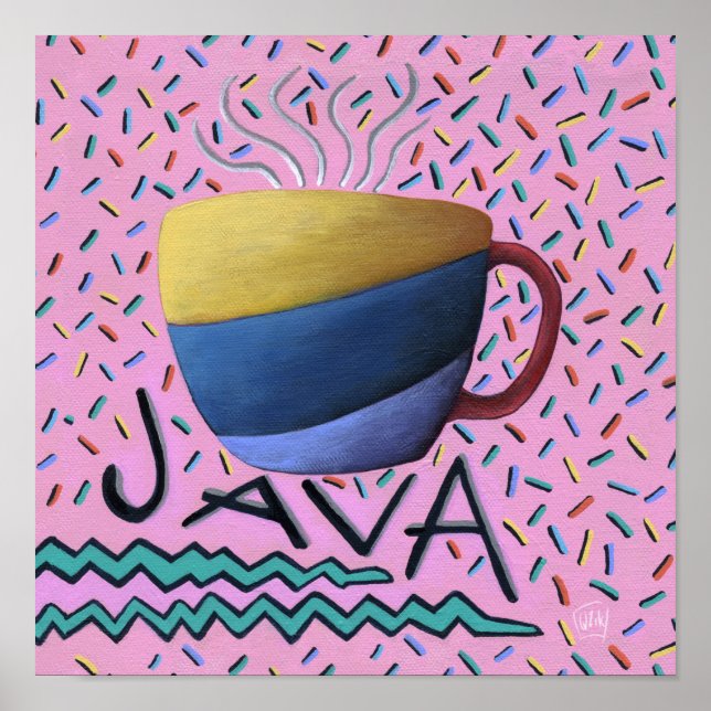 Java Coffee Poster (Vorne)