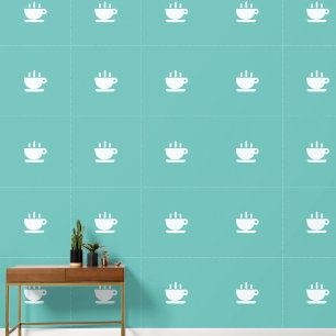 Java-Cup auf der Aqua Kitchen Tapete