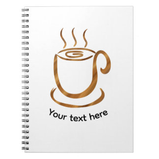 Java Dampfende Tasse | Hölzerner geschwungener Kaf Notizblock