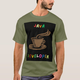Java Developer Men T - Shirt Black