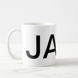 JAVA Giant Text Tasse