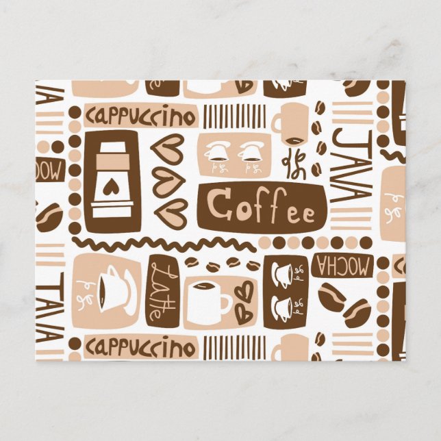 Java Java Java! Postkarte (Vorderseite)