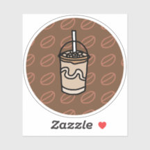 Java Junction Iced Latte Sticker