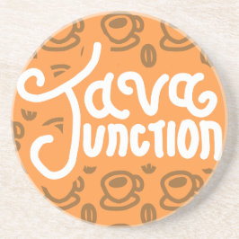 Java Junction Untersetzer Coffee Pattern Orange