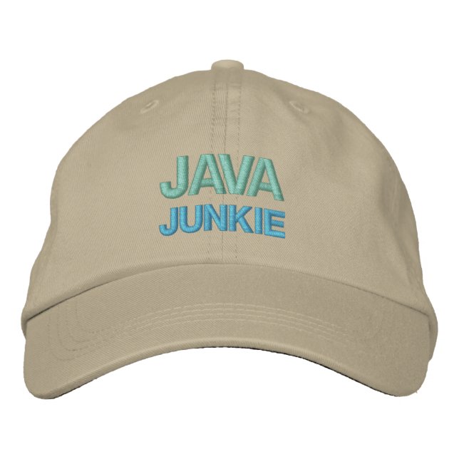 JAVA JUNKIE cap Bestickte Kappe (Vorderseite)