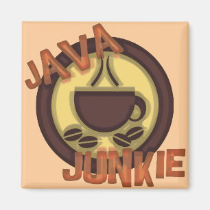 JAVA JUNKIE MAGNET