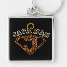 Java Man Coffee Spaß Key Chain Schlüsselanhänger