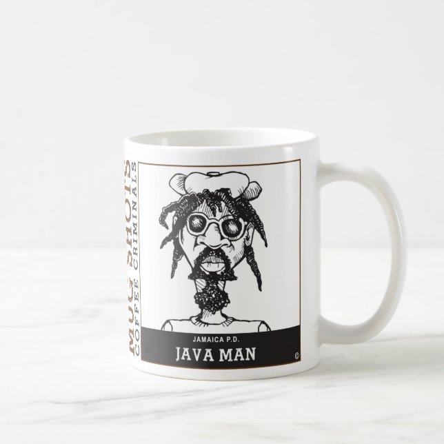 Java-Mann-Tasse Kaffeetasse (Rechts)