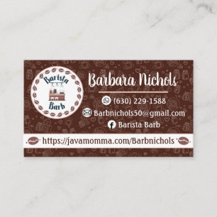 Java Momma Business Card Visitenkarte