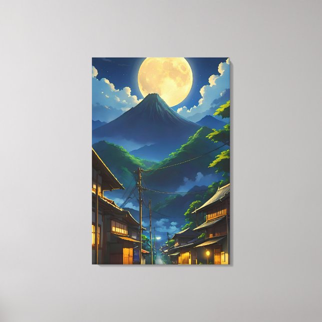 Java Moonlight Leinwanddruck (Vorderseite)