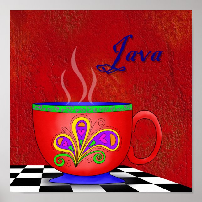 Java-Poster Poster (Vorne)
