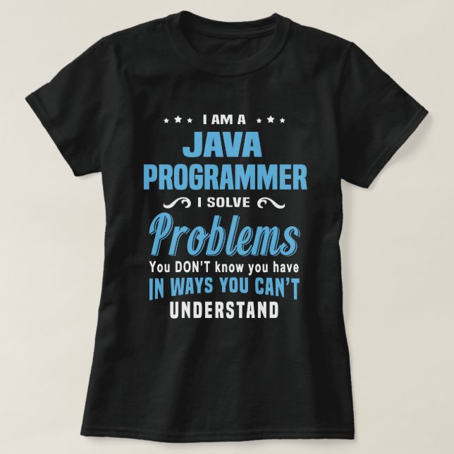 Java-Programmierer T-Shirt (Design vorne)