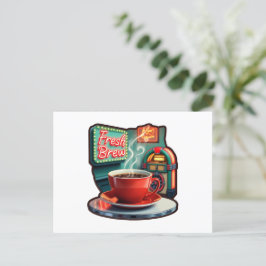 Java-Reisen: Eine Reise zurück in die Zeit mit Kaf Postkarte